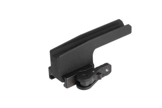 American Defene AD-B3-C cantilever mount for Trijicon ACOG and similar optics has a black anodized finish and standard lever.